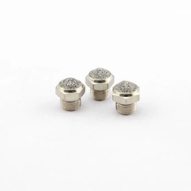 Silencieux en acier inoxydable fritté